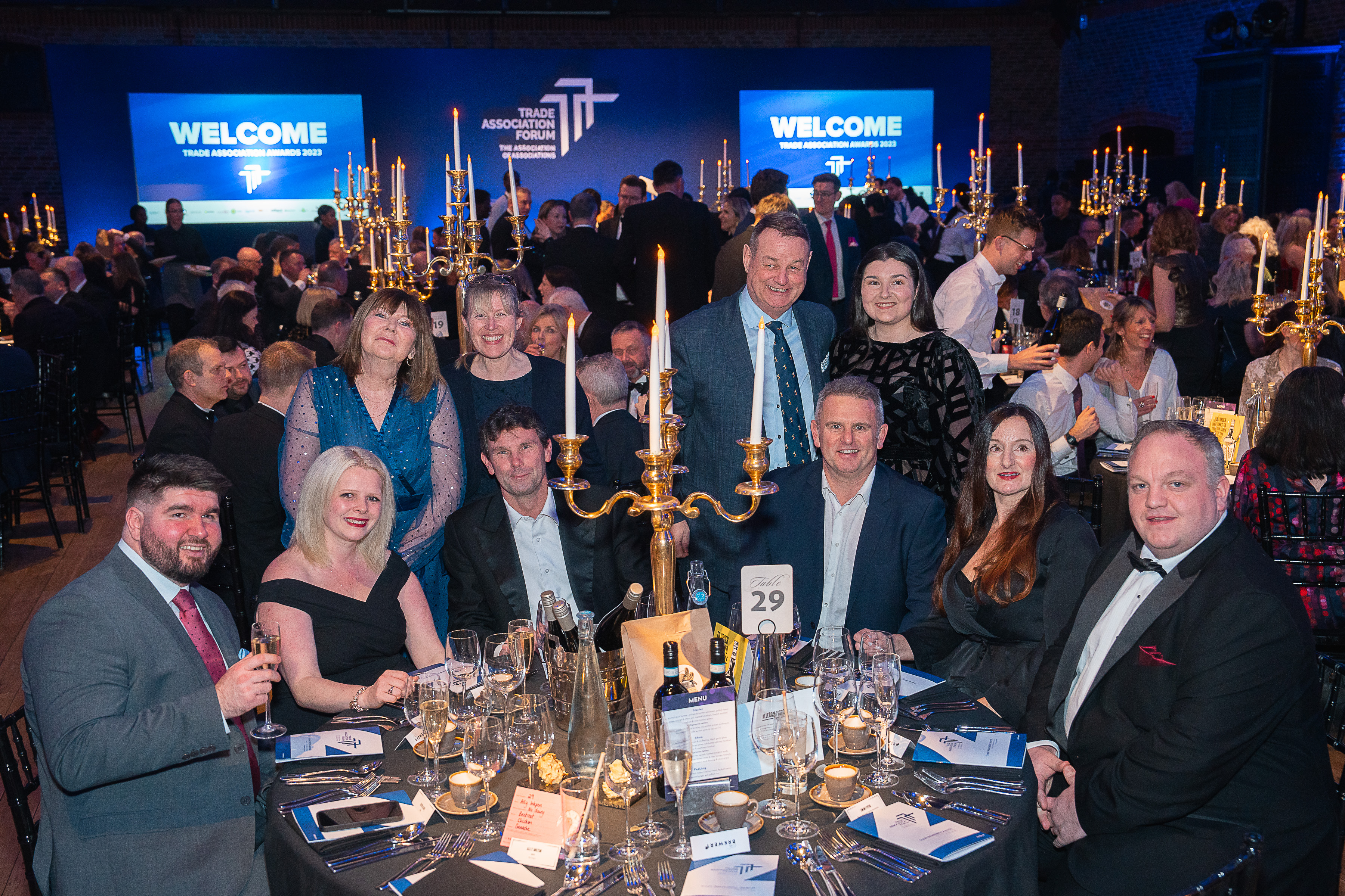 Callum Mackintosh and guests at TAF Awards.jpg