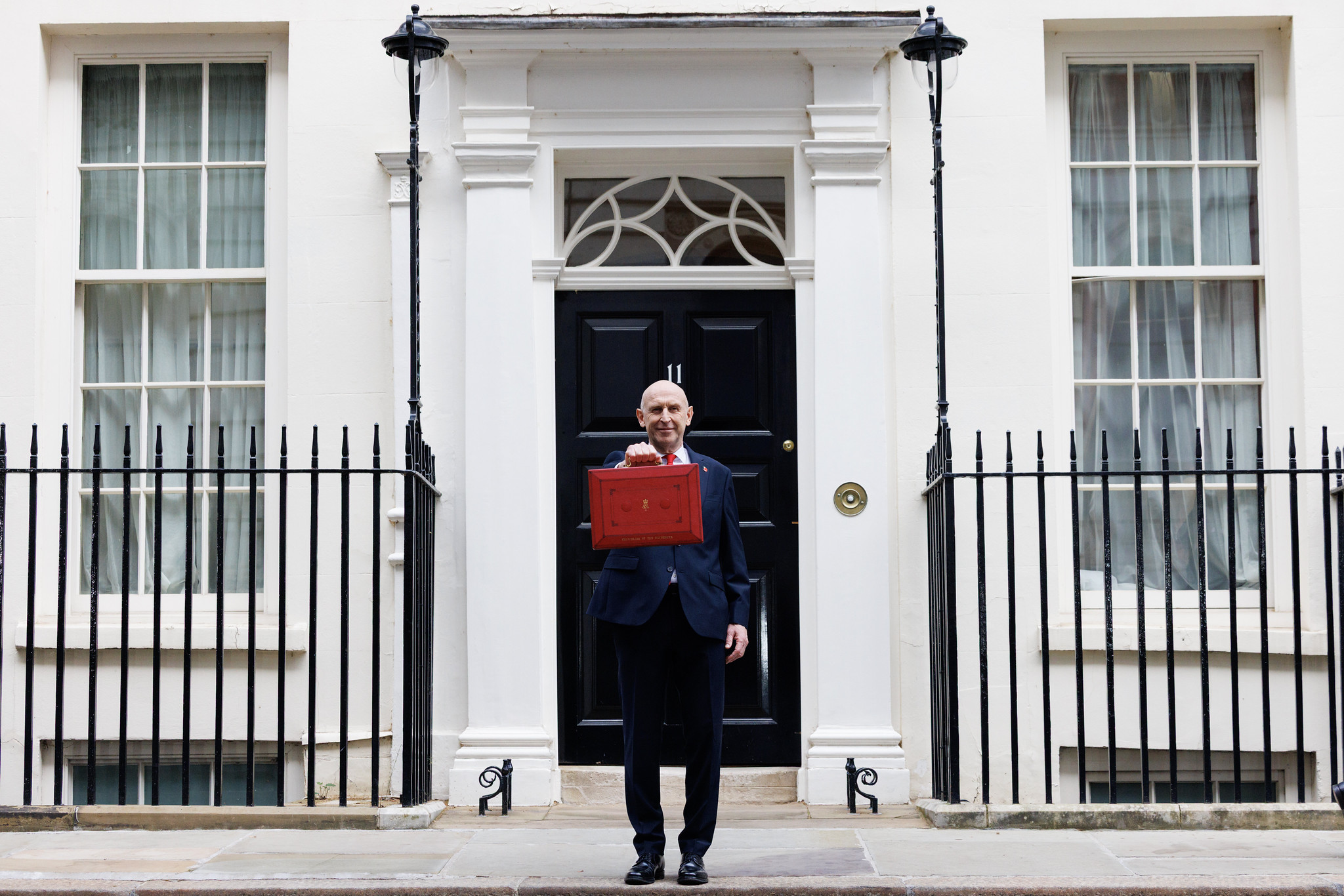 Chancellor of the Exchequer John Healey prepares to deliver the Budget at 11 Downing Street. Picture by Kirsty O'Connor No 10 Downing Street.jpg